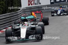 Lewis Hamilton (GBR) Mercedes AMG F1 W07 Hybrid. 29.05.2015. Formula 1 World Championship, Rd 6, Monaco Grand Prix, Monte Carlo, Monaco, Race Day.