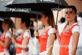 Grid girls. 29.05.2015. Formula 1 World Championship, Rd 6, Monaco Grand Prix, Monte Carlo, Monaco, Race Day.