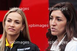 (L to R): Carmen Jorda (ESP) Renault Sport F1 Team Development Driver with Fabiana Flosi (BRA), wife of Bernie Ecclestone (GBR). 29.05.2015. Formula 1 World Championship, Rd 6, Monaco Grand Prix, Monte Carlo, Monaco, Race Day.