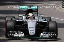 Lewis Hamilton (GBR) Mercedes AMG F1 W07 Hybrid. 26.05.2016. Formula 1 World Championship, Rd 6, Monaco Grand Prix, Monte Carlo, Monaco, Practice Day.