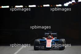 Pascal Wehrlein (GER) Manor Racing MRT05. 26.05.2016. Formula 1 World Championship, Rd 6, Monaco Grand Prix, Monte Carlo, Monaco, Practice Day.