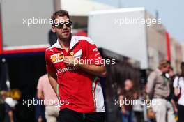 Sebastian Vettel (GER) Ferrari. 26.05.2016. Formula 1 World Championship, Rd 6, Monaco Grand Prix, Monte Carlo, Monaco, Practice Day.