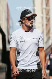 Fernando Alonso (ESP) McLaren. 26.05.2016. Formula 1 World Championship, Rd 6, Monaco Grand Prix, Monte Carlo, Monaco, Practice Day.