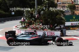 Fernando Alonso (ESP) McLaren MP4-31. 26.05.2016. Formula 1 World Championship, Rd 6, Monaco Grand Prix, Monte Carlo, Monaco, Practice Day.