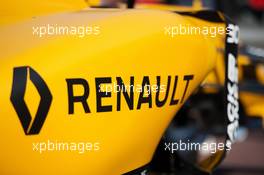 Renault Sport F1 Team RS16 engine cover. 25.05.2016. Formula 1 World Championship, Rd 6, Monaco Grand Prix, Monte Carlo, Monaco, Preparation Day.