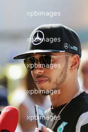 Lewis Hamilton (GBR) Mercedes AMG F1. 25.05.2016. Formula 1 World Championship, Rd 6, Monaco Grand Prix, Monte Carlo, Monaco, Preparation Day.