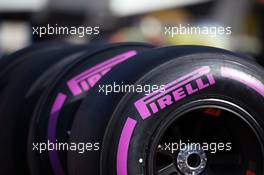 Pirelli tyres. 25.05.2016. Formula 1 World Championship, Rd 6, Monaco Grand Prix, Monte Carlo, Monaco, Preparation Day.