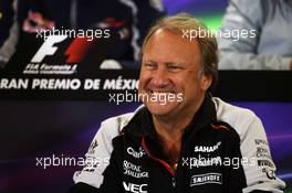 Robert Fernley (GBR) Sahara Force India F1 Team Deputy Team Principal in the FIA Press Conference. 28.10.2016. Formula 1 World Championship, Rd 19, Mexican Grand Prix, Mexico City, Mexico, Practice Day.