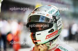 Sebastian Vettel (GER) Ferrari on the grid. 30.10.2016. Formula 1 World Championship, Rd 19, Mexican Grand Prix, Mexico City, Mexico, Race Day.