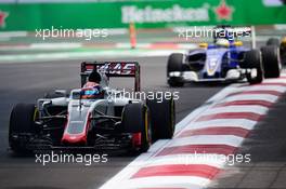 Romain Grosjean (FRA) Haas F1 Team VF-16. 30.10.2016. Formula 1 World Championship, Rd 19, Mexican Grand Prix, Mexico City, Mexico, Race Day.