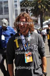 Carles Puyol (ESP) Retired Football Player, guest of the Sahara Force India F1 Team. 29.10.2016. Formula 1 World Championship, Rd 19, Mexican Grand Prix, Mexico City, Mexico, Qualifying Day.