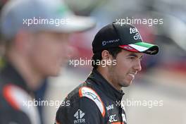 Sergio Perez (MEX) Sahara Force India F1   29.10.2016. Formula 1 World Championship, Rd 19, Mexican Grand Prix, Mexico City, Mexico, Qualifying Day.