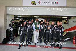 Lennox Lewis (GBR) Former Boxer with the Sahara Force India F1 Team. 30.10.2016. Formula 1 World Championship, Rd 19, Mexican Grand Prix, Mexico City, Mexico, Race Day.