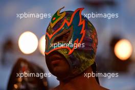Mexican wrestler. 27.10.2016. Formula 1 World Championship, Rd 19, Mexican Grand Prix, Mexico City, Mexico, Preparation Day.