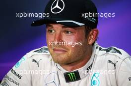 Nico Rosberg (GER) Mercedes AMG F1 in the FIA Press Conference. 02.10.2016. Formula 1 World Championship, Rd 16, Malaysian Grand Prix, Sepang, Malaysia, Sunday.