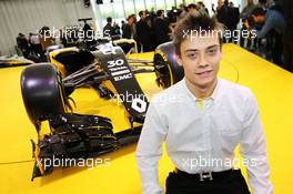 Louis Deletraz (SUI) Renault Sport Academy Driver. 03.02.2016. Renault Sport Formula One Team RS16 Launch, Renault Technocentre, Paris, France.