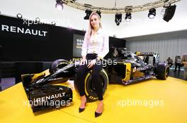 Carmen Jorda (ESP) Renault Sport Formula One Team Development Driver. 03.02.2016. Renault Sport Formula One Team RS16 Launch, Renault Technocentre, Paris, France.