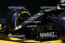The Renault Sport F1 Team R16 is revealed. 03.02.2016. Renault Sport Formula One Team RS16 Launch, Renault Technocentre, Paris, France.