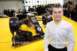 Kevin Joerg (SUI) Renault Sport Academy Driver. 03.02.2016. Renault Sport Formula One Team RS16 Launch, Renault Technocentre, Paris, France.