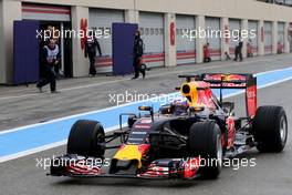 Daniel Ricciardo (AUS), Red Bull Racing  25.01.2016. Formula One Pirelli Wet Weather Testing, Paul Ricard, France. Monday.