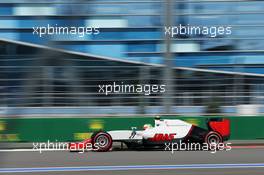 Esteban Gutierrez (MEX) Haas F1 Team VF-16. 29.10.2016. Formula 1 World Championship, Rd 4, Russian Grand Prix, Sochi Autodrom, Sochi, Russia, Practice Day.