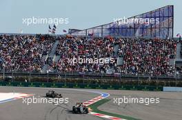 Sergio Perez (MEX) Sahara Force India F1 VJM09. 01.05.2016. Formula 1 World Championship, Rd 4, Russian Grand Prix, Sochi Autodrom, Sochi, Russia, Race Day.