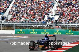 Max Verstappen (NLD) Scuderia Toro Rosso STR11. 01.05.2016. Formula 1 World Championship, Rd 4, Russian Grand Prix, Sochi Autodrom, Sochi, Russia, Race Day.