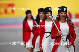 Grid girls. 30.04.2016. Formula 1 World Championship, Rd 4, Russian Grand Prix, Sochi Autodrom, Sochi, Russia, Qualifying Day.