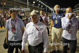 Bernie Ecclestone (GBR) on the grid. 18.09.2016. Formula 1 World Championship, Rd 15, Singapore Grand Prix, Marina Bay Street Circuit, Singapore, Race Day.