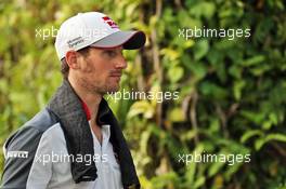Romain Grosjean (FRA) Haas F1 Team. 18.09.2016. Formula 1 World Championship, Rd 15, Singapore Grand Prix, Marina Bay Street Circuit, Singapore, Race Day.