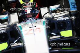 Esteban Ocon (FRA) Mercedes AMG F1 W07 Hybrid Test Driver. 12.07.2016. Formula One In-Season Testing, Day One, Silverstone, England. Tuesday.