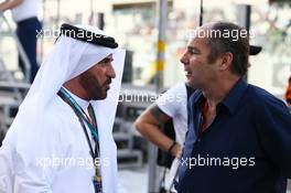 Gerhard Berger (AUT). 27.11.2016. Formula 1 World Championship, Rd 21, Abu Dhabi Grand Prix, Yas Marina Circuit, Abu Dhabi, Race Day.