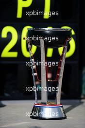 Race winning trophy for Mercedes AMG F1. 23.10.2016. Formula 1 World Championship, Rd 18, United States Grand Prix, Austin, Texas, USA, Race Day.