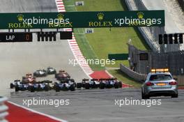 The start of the race. 23.10.2016. Formula 1 World Championship, Rd 18, United States Grand Prix, Austin, Texas, USA, Race Day.