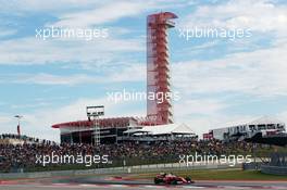 Sebastian Vettel (GER) Ferrari SF16-H. 23.10.2016. Formula 1 World Championship, Rd 18, United States Grand Prix, Austin, Texas, USA, Race Day.