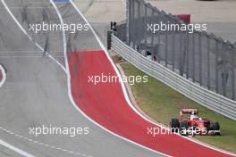 Kimi Raikkonen (FIN) Scuderia Ferrari SF16-H. 23.10.2016. Formula 1 World Championship, Rd 18, United States Grand Prix, Austin, Texas, USA, Race Day.