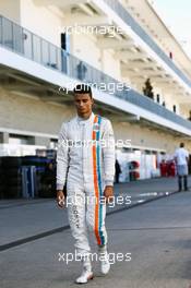Pascal Wehrlein (GER) Manor Racing. 22.10.2016. Formula 1 World Championship, Rd 18, United States Grand Prix, Austin, Texas, USA, Qualifying Day.