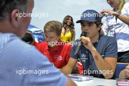 autograph session, Pedro Piquet (BRA) Van Amersfoort Racing Dallara F312 – Mercedes-Benz,  23.04.2016. FIA F3 European Championship 2016, Round 2, Race 2, Hungaroring, Hungary