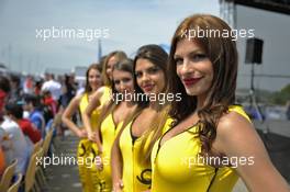 grid girls, autograph session,  23.04.2016. FIA F3 European Championship 2016, Round 2, Race 2, Hungaroring, Hungary