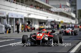pit lane, Lance Stroll (CAN) Prema Powerteam Dallara F312 – Mercedes-Benz,  23.04.2016. FIA F3 European Championship 2016, Round 2, Race 2, Hungaroring, Hungary