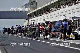 pit lane,  23.04.2016. FIA F3 European Championship 2016, Round 2, Race 2, Hungaroring, Hungary