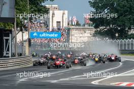 start, Lance Stroll (CAN) Prema Powerteam Dallara F312 - Mercedes-Benz,  25.06.2016. FIA F3 European Championship 2016, Round 5, Race 1, Norisring, Germany