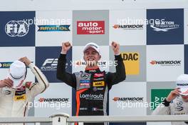 podium, Anthoine Hubert (FRA) Van Amersfoort Racing Dallara F312 - Mercedes-Benz,  25.06.2016. FIA F3 European Championship 2016, Round 5, Race 2, Norisring, Germany