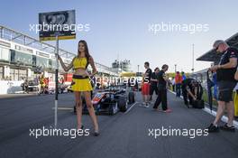 grid girl, 10.09.2016. FIA F3 European Championship 2016, Round 8, Race 1, Nuerburgring, Germany
