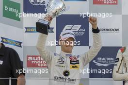 Podium, Maximilian Günther (GER) Prema Powerteam Dallara F312 - Mercedes-Benz, 10.09.2016. FIA F3 European Championship 2016, Round 8, Race 2, Nuerburgring, Germany
