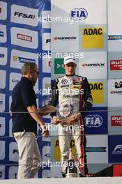Rookie Podium: Joel Eriksson (SWE) Motopark Dallara F312 – Volkswagen.  02.10.2016. FIA F3 European Championship 2016, Round 9, Race 3, Imola, Italy