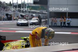 Race 2, Crash, Sean Gelael (INA) Campos Racing 19.06.2016. GP2 Series, Rd 3, Baku, Azerbaijan, Sunday.
