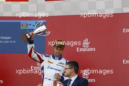 Race 2, 3rd position Sergey Sirotkin (RUS) Art Grand Prix 19.06.2016. GP2 Series, Rd 3, Baku, Azerbaijan, Sunday.