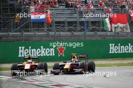 Race 2, Pierre Gasly (FRA) PREMA Racing 04.09.2016. GP2 Series, Rd 9, Monza, Italy, Sunday.
