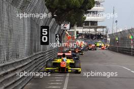 Race 2, Mitch Evans (NZL) Campos Racing 28.05.2016. GP2 Series, Rd 2, Monte Carlo, Monaco, Saturday.